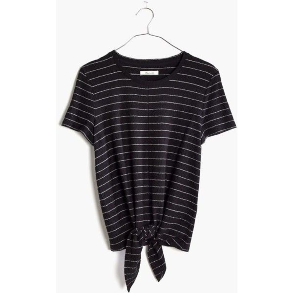 Madewell Modern Tie Front Tee